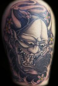 Aarm Blummen an Demone Tattoo Muster