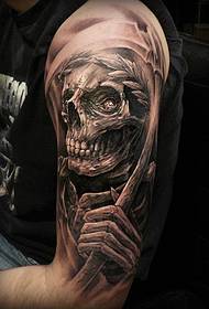 Zgodna tetovaža smrti na velikoj ruci