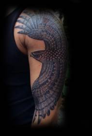 Modeli i tatuazhit me krah të modeluar me shkëlqim me ngjyra të mrekullueshme