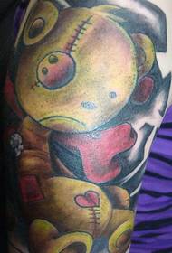 Modello tatuaggio braccio braccio zombie