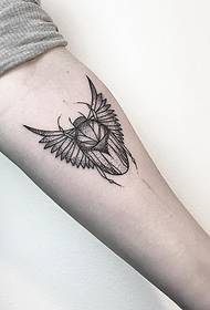 Armează Europa și Statele Unite model de tatuaj de insecte linie înțepătoare