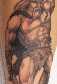 Poza tatuaj braț războinic