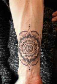 Totem braccio vaniglia, disegno del tatuaggio pungiglione