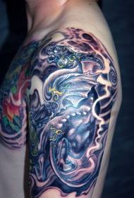 Tattoo ya mkono wa mnyama