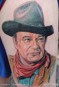 European thiab Asmeskas cov qauv duab portrait tattoos