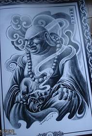 In oerhearskjend tatoetepatroon fan Buddha master