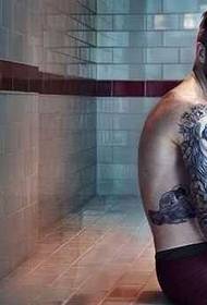 Beckham man tattoo patroon
