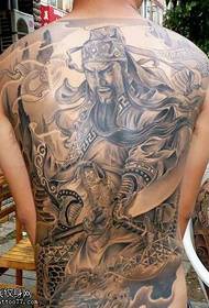 Назад Гуаньгун татуювання візерунок
