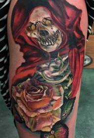 A set of painted tattoo techniques with a variety of personalized tattoo patterns