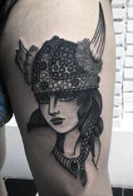 Djevojka lik tetovaža uzorak raznolikost skica tetovaža boja lik lik tetovaža uzorak