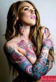 Популярне сексуальне фото татуювання краси