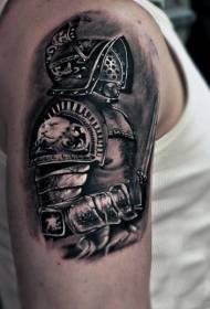 Roman Warrior Tattoo Heroic and Invincible Roman Warrior Tattoo Pattern