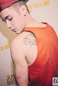 Tattoo ea European and American hipster male justin bieber feshene