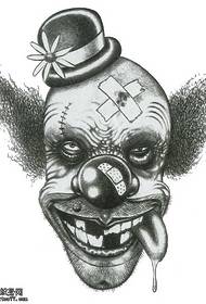 Consiglia una foto di un manoscritto di tatuaggio da clown europeo e americano
