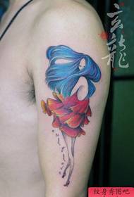 Arm a popular beautiful illustration beauty tattoo pattern