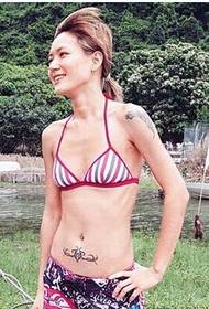 Non-mainstream beauty sexy tattoo picture
