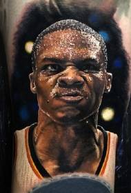 Kilka doskonałych wzorów tatuaży portretów gwiazd NBA