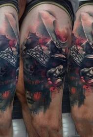 Japanske Samurai Tattoos It dappere strider Japanske krigers tattoo-patroan