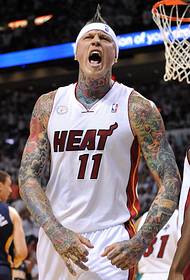 Birdman Anderson is tattooed except face