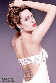 Back Angelina Jolie Tattoo Pattern