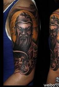 Guan Gong tetovējums Pattern: Arm Guan Gong Tattoo Pattern tetovējums attēls