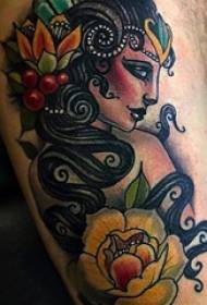 Znak portrét tetování různé tetování tetování skica charakter portrét tetování vzor