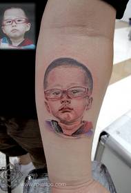 Шанхайи Tattoo Show Show Bar Barine Tattoo Tes: Photo Tattoo Custom Character Portrait Tattoo