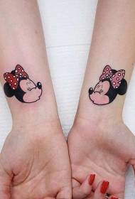 Yakagadziriswa katuni katuni dhizaini Disney katuni tatoo tattoo maitiro