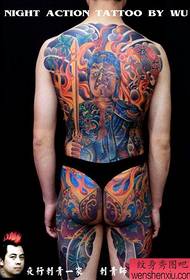 A domineering full-back Tibetan king tattoo