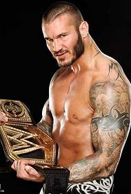 „WWE“ pasaulio sunkiųjų svorio čempionų tatuiruotės modelis