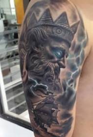 Modello di tatuaggio di personaggi realistici animali europei e americani - 9 immagini di tatuaggi realistici europei e americani