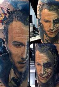 Character avatar tattoo pattern