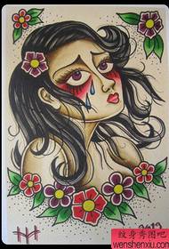 A beautiful classic beauty tattoo manuscript
