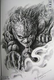 Mfano wa tattoo ya kichwa cha Ghost