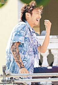 Nicholas Tse Dragon Tattoo Pattern