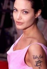 Arm Angelina - Julie Latin Alphabet tattoo