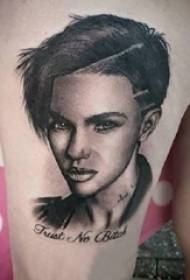 Dziewczyna postać tatuaż wzór odmiany szkic tatuaż dziewczyna postać tatuaż wzór