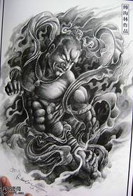 Fire King Kong tatoveringsdesign