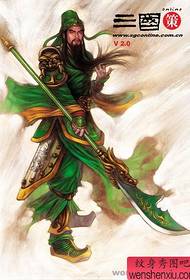 Anzọ Guan Yu Tattoo: Guan Gong Guan Erye Tattoo Ihe Nleba Anya