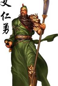 Motivo tatuaggio Guan Gong