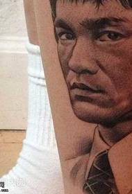 Bruce Lee tattoo-ontwerp