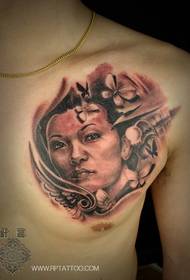 Шанхайское тату-шоу Picture Needle Tattoo Works: Портретная портретная татуировка