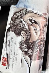 pola tattoo Dharma tradisional