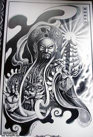 Tota Li Tianwang татуировкасы үлгісі