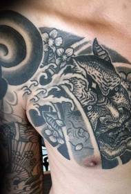 Japanese Samurai Tattoo Lefifi Mohale oa Mohale oa tattoo oa Japane