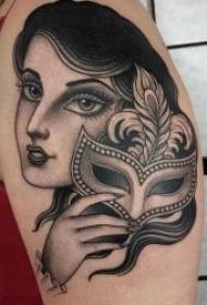 Karakter tetoválás mintás női különféle stílusok lány karakter tetoválás