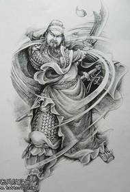 Modello di tatuaggio prepotente di Guan Gong