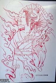 Maid tattoo pattern