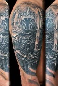 Tatuaggi Guerriero Frastagliato