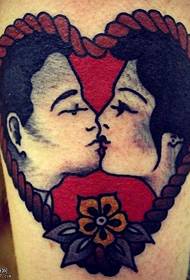 ຮູບແບບ tattoo ຮູບຮັກ